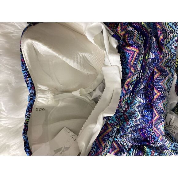 New. Profile by Gottex Blue tankini. 36/D-10/bottom. Retails $168 - Picture 11 of 12